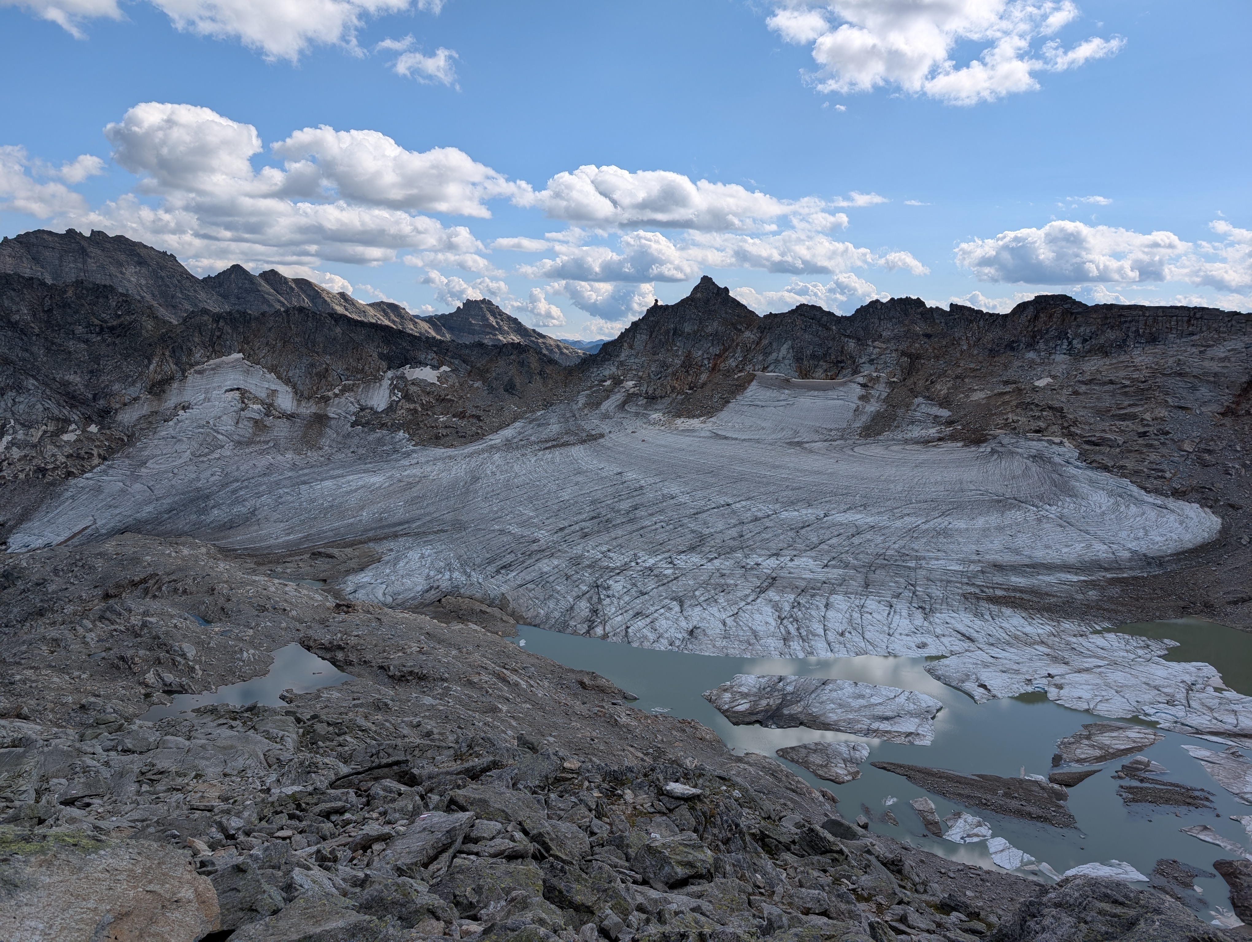 Goldbergkees im Überblick, Gletscher, beyond glaciation
